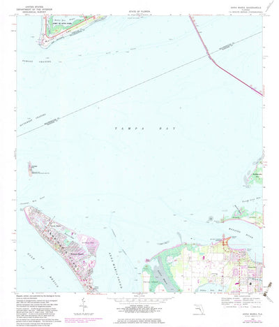 United States Geological Survey Anna Maria, FL (1964, 24000-Scale) digital map