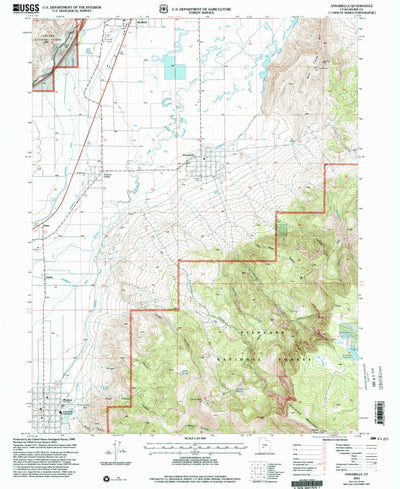 United States Geological Survey Annabella, UT (2001, 24000-Scale) digital map