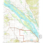 United States Geological Survey Annada, MO-IL (1993, 24000-Scale) digital map