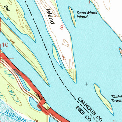 United States Geological Survey Annada, MO-IL (1993, 24000-Scale) digital map