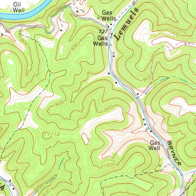 United States Geological Survey Annamoriah, WV (1966, 24000-Scale) digital map