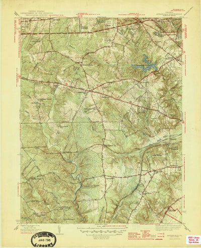 United States Geological Survey Annandale, VA (1945, 31680-Scale) digital map