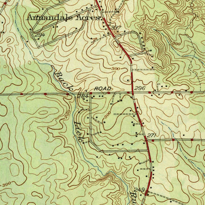 United States Geological Survey Annandale, VA (1945, 31680-Scale) digital map