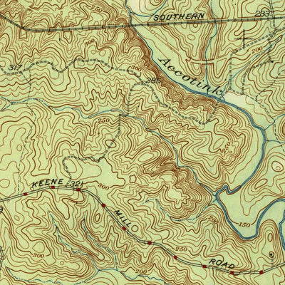 United States Geological Survey Annandale, VA (1945, 31680-Scale) digital map