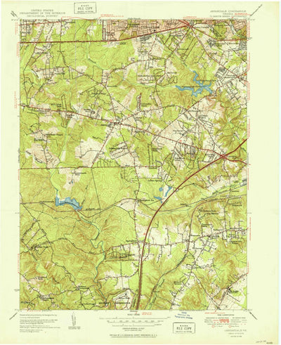 United States Geological Survey Annandale, VA (1951, 24000-Scale) digital map