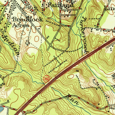 United States Geological Survey Annandale, VA (1951, 24000-Scale) digital map
