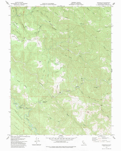 United States Geological Survey Annapolis, CA (1977, 24000-Scale) digital map