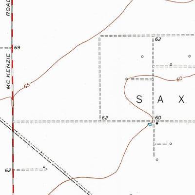 United States Geological Survey Annaville, TX (1969, 24000-Scale) digital map