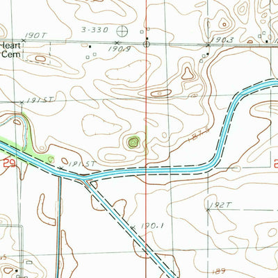 United States Geological Survey Annawan, IL (1983, 24000-Scale) digital map