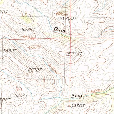 United States Geological Survey Annie Creek, NV (1986, 24000-Scale) digital map
