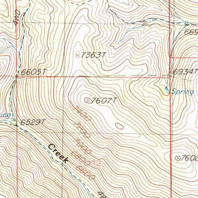 United States Geological Survey Annie Creek, NV (1986, 24000-Scale) digital map