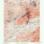 United States Geological Survey Anniston, AL (1950, 62500-Scale) digital map