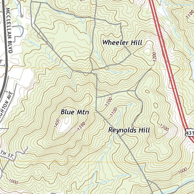 United States Geological Survey Anniston, AL (2020, 24000-Scale) digital map