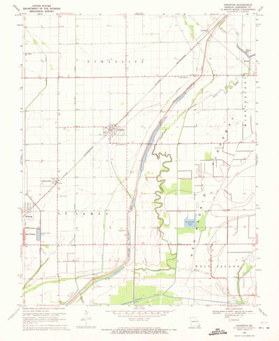 United States Geological Survey Anniston, MO (1969, 24000-Scale) digital map