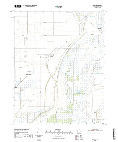 United States Geological Survey Anniston, MO (2021, 24000-Scale) digital map