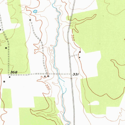 United States Geological Survey Annona, TX (1950, 24000-Scale) digital map