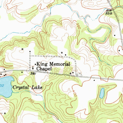 United States Geological Survey Annona, TX (1950, 24000-Scale) digital map