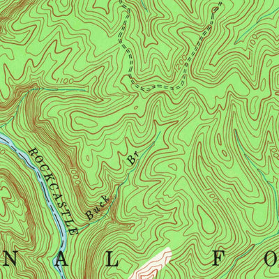 United States Geological Survey Ano, KY (1952, 24000-Scale) digital map
