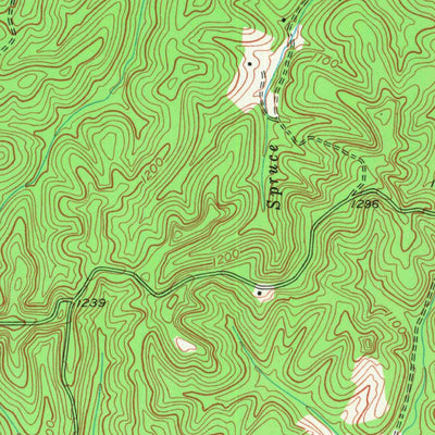 United States Geological Survey Ano, KY (1952, 24000-Scale) digital map
