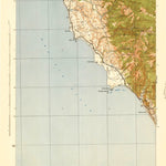 United States Geological Survey Ano Nuevo, CA (1942, 62500-Scale) digital map