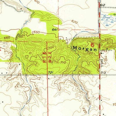 United States Geological Survey Anoka, IN (1955, 24000-Scale) digital map