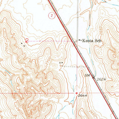 United States Geological Survey Anselmo, NE (1951, 24000-Scale) digital map