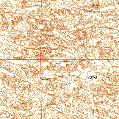 United States Geological Survey Anselmo NW, NE (1951, 24000-Scale) digital map