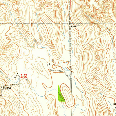 United States Geological Survey Ansley NE, NE (1951, 24000-Scale) digital map
