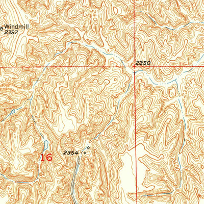 United States Geological Survey Ansley NE, NE (1951, 24000-Scale) digital map