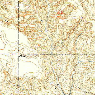 United States Geological Survey Ansley SE, NE (1951, 24000-Scale) digital map