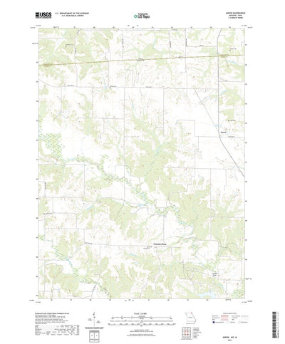 United States Geological Survey Anson, MO (2021, 24000-Scale) digital map