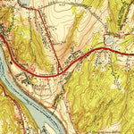 United States Geological Survey Ansonia, CT (1953, 31680-Scale) digital map