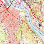 United States Geological Survey Ansonia, CT (1964, 24000-Scale) digital map