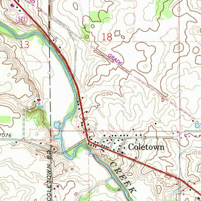 United States Geological Survey Ansonia, OH (1961, 24000-Scale) digital map