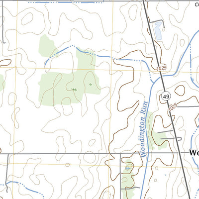 United States Geological Survey Ansonia, OH (2023, 24000-Scale) digital map