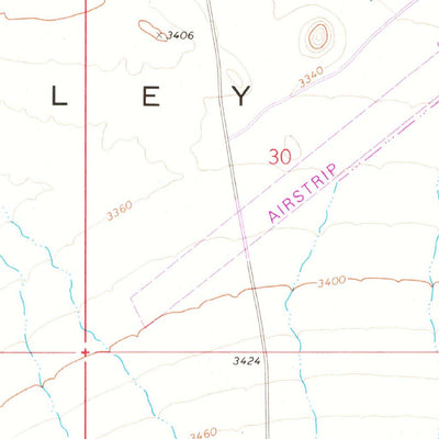 United States Geological Survey Antares, AZ (1968, 24000-Scale) digital map