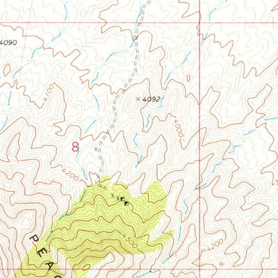 United States Geological Survey Antares, AZ (1968, 24000-Scale) digital map