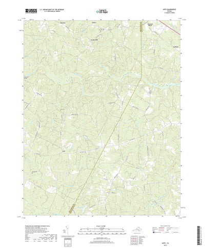 United States Geological Survey Ante, VA (2019, 24000-Scale) digital map