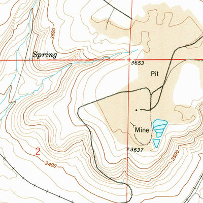 United States Geological Survey Antelope Butte, MT (1965, 24000-Scale) digital map