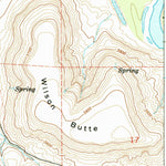 United States Geological Survey Antelope Butte, MT (1965, 24000-Scale) digital map