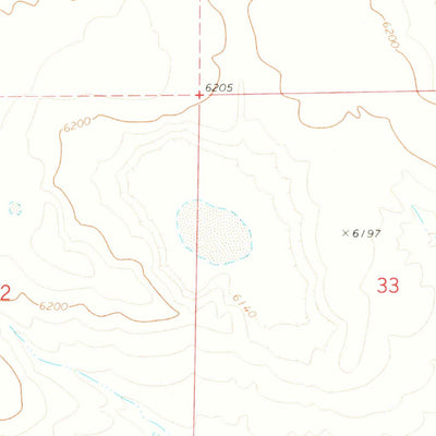 United States Geological Survey Antelope Butte, OR (1971, 24000-Scale) digital map