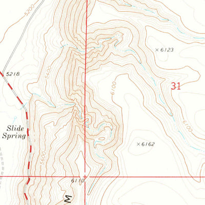 United States Geological Survey Antelope Butte, OR (1971, 24000-Scale) digital map