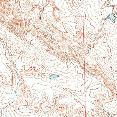 United States Geological Survey Antelope Butte, SD (1965, 24000-Scale) digital map