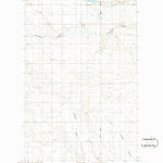 United States Geological Survey Antelope Coulee NW, MT (1986, 24000-Scale) digital map