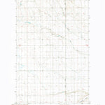 United States Geological Survey Antelope Coulee SW, MT (1986, 24000-Scale) digital map