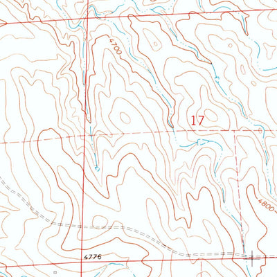United States Geological Survey Antelope Creek East, CO (1973, 24000-Scale) digital map