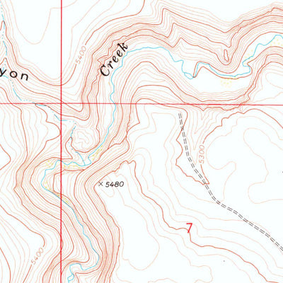 United States Geological Survey Antelope Creek, ID (1979, 24000-Scale) digital map