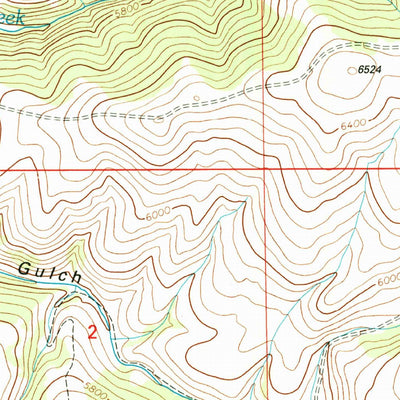 United States Geological Survey Antelope Creek, MT (1996, 24000-Scale) digital map