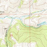 United States Geological Survey Antelope Creek, MT (1996, 24000-Scale) digital map