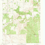 United States Geological Survey Antelope Creek NE, TX (1962, 24000-Scale) digital map